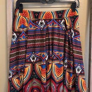 LuLaRoe Madison Skirt Size Large EUC